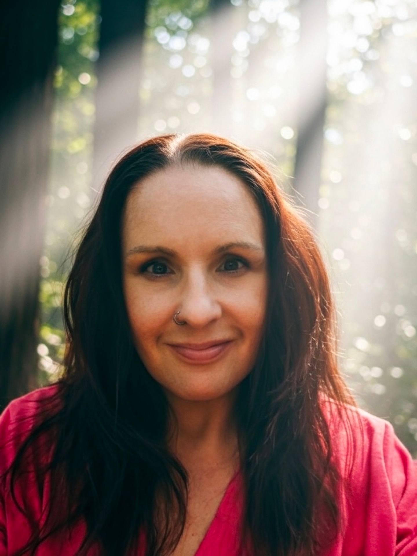 Amanda outdoors — slow, intentional, made by hand