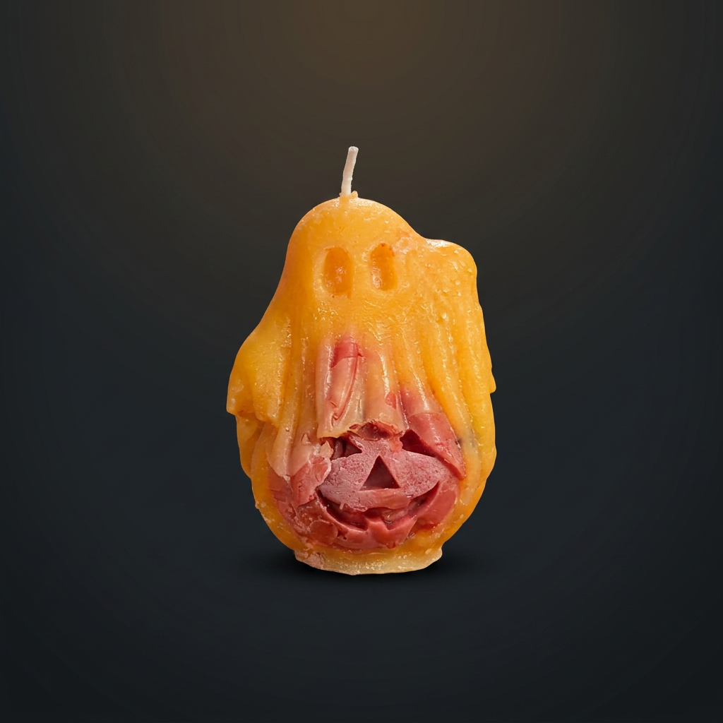 Halloween Coven Collection handmade beeswax candle by Flickering Fortunes